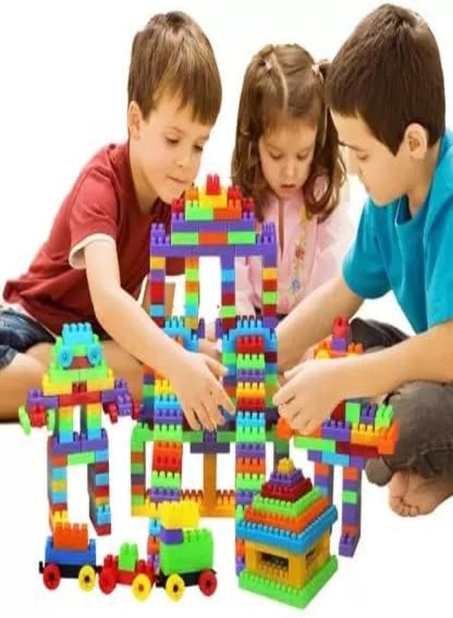 MOBCLIXS TECHNOLOGIES PVT. LTD 100Pcs Building Blocks/Interlocking Blocks/Play Blocks/Building Blocks/Learning Blocks Creative Blocks and Learning Educational Toy Set for Kids of + 3 Years__573 - Image 1